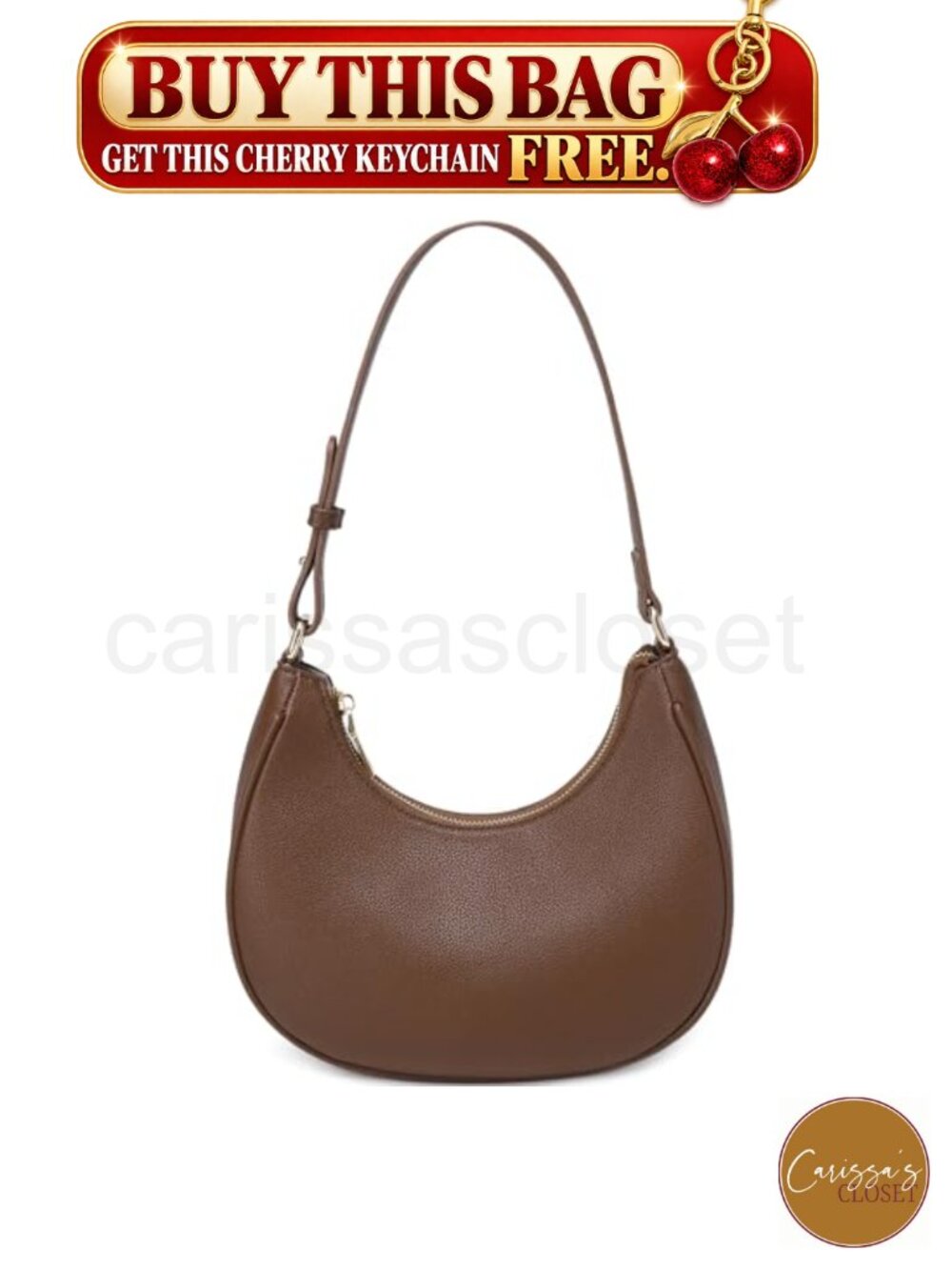 ✨ Crescent Hobo Shoulder Bag Cute Tote Handbag Under the Arm Purse Mini Clutch